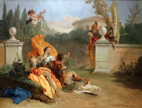 Giovanni Battista Tiepolo  Rinaldo and Armida 1742-45