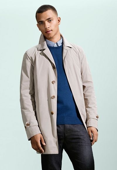 ユニクロ ライトコンフォートステンカラーコート ¥9,990