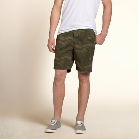 Hollister Beach Prep Fit Shorts Camo 4490