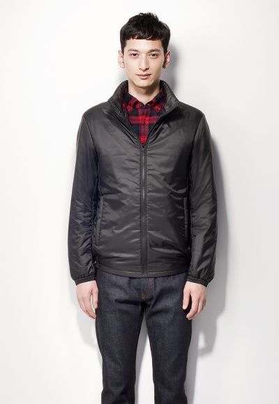 ユニクロ ブロックテック3WAYハーフコート+E ¥7,990