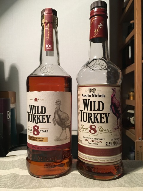 状態良好】ワイルドターキー 8年・金キャップ・正面ラベル・バーボン