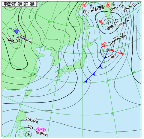 20171217天気図
