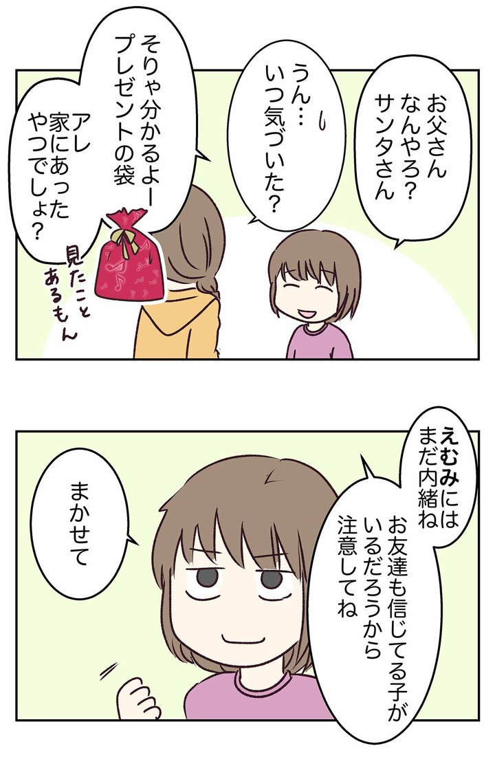 サンタの正体を子供に告げた日(2)