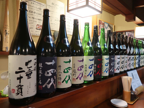 ズラッと並んだ、日本酒 18.10.9 35