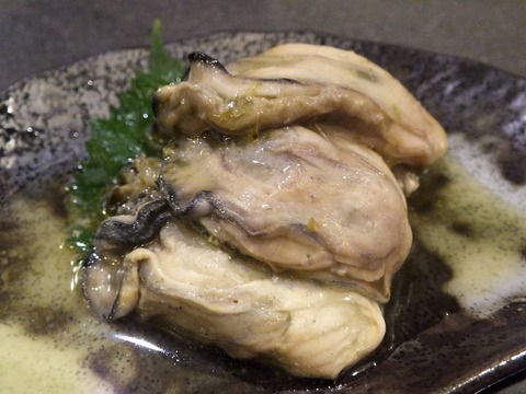「牡蠣のオリーブオイル漬」