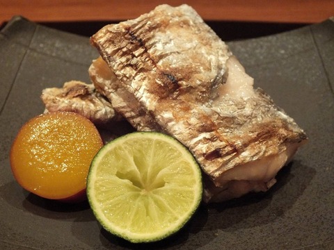 太刀魚の塩焼き