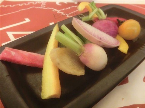 「有機野菜のスティックサラダ」