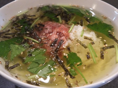 「酒盗茶漬」