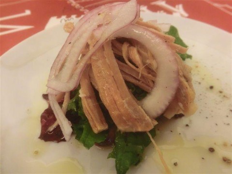 「豚のツナとトラ豆のサラダ」