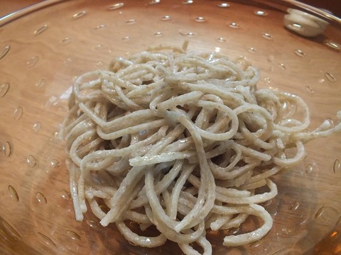 「栃木・益子産 粗挽きそば」