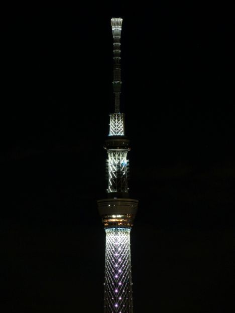 東京スカイツリーライトアップ 20121223
