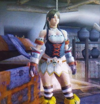 Mhx 女キャラ装備 先駆者の人の装備ベースだけど頭抜きのテオ弓用装備増ピとっておっぱいアーチャーになるんだ モンハンっ娘まとめ速報4g