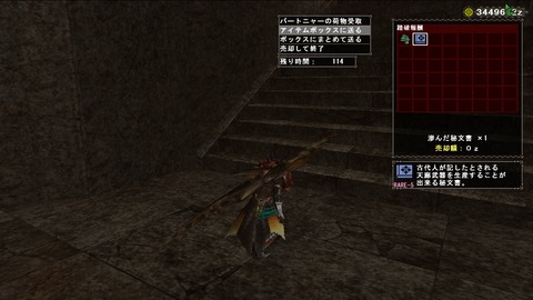 MHFZ 滲んだ秘文書