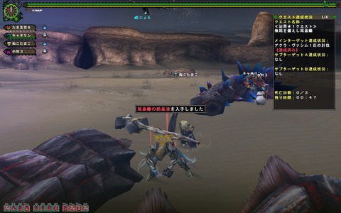 MHFZ 辿異ヴァシム発達集め袋集め