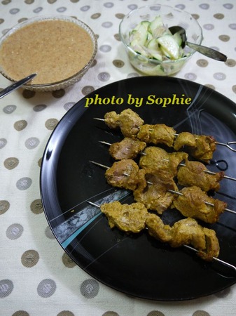 豚ヒレ肉のサテイ