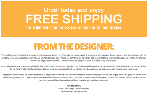 U-PET free shipping