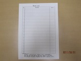 wish list