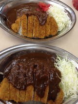 アルバのカツカレーとLカツカレー