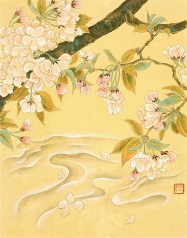 桜花流水図 のコピー