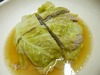 キャベツとひき肉の重ね蒸し