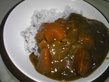 牛すじきのこカレー