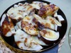 ゼブラ茄子の味噌チーズ焼き