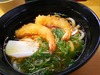 海老天うどん(スシロー)