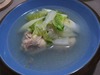 塩手羽と白菜のスープ