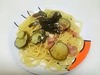 しいたけ茶で和風パスタ