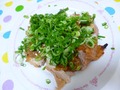 鶏もも味噌ねぎのっけ