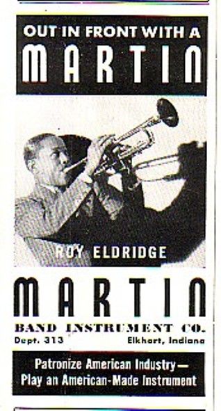 Roy Eldridge plays Martin enlarged
