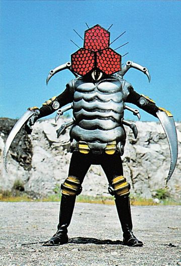 仮面ライダーに出てくるクモ怪人