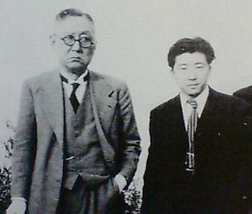 左:内田百閒/右:平山三郎