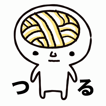 さぬきうどん協同組合公認ツルきゃら『うどん脳』