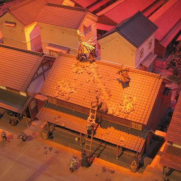『消防博物館』のジオラマ
