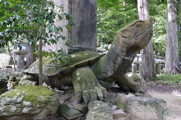 「月照寺」の亀