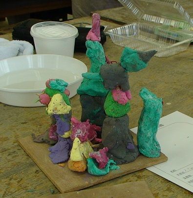 13小根澤くん粘土作品