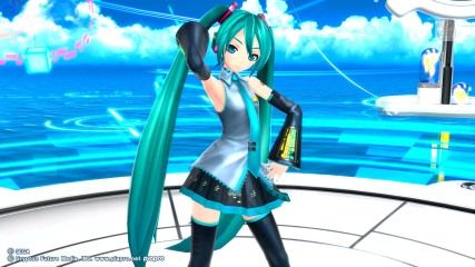 初音ミクさんの太もも
