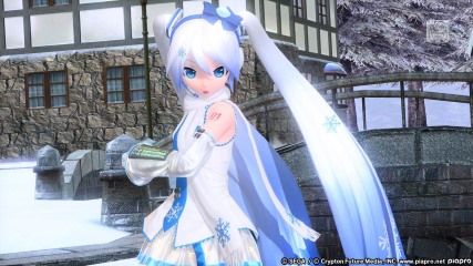 雪ミクさん大活躍