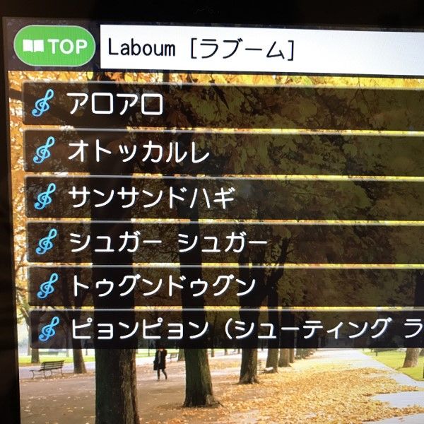 LABOUMカラオケ