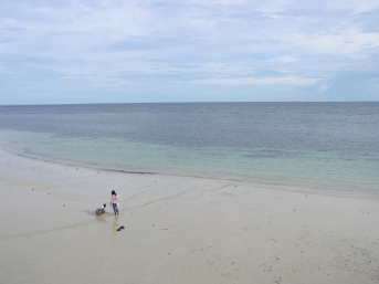 海岸のカップル