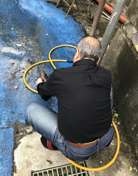 靴洗い