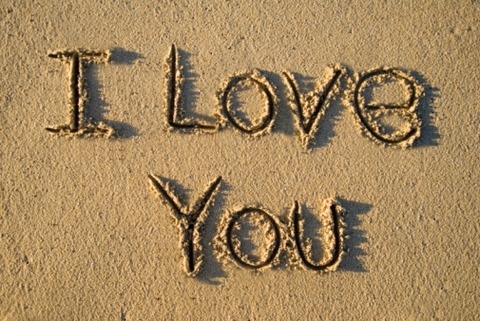 砂に書いたI Lov You