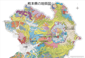 熊本の地質図