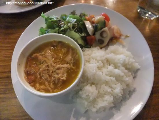 ランチプレート(美学カレー&タコとエビと野菜のマリネ)②-1