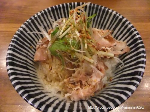 焼豚のたたき飯①-1