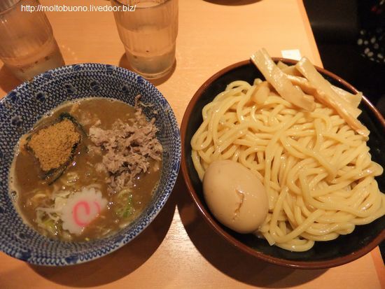 味玉つけめん&豚ほぐし①-1