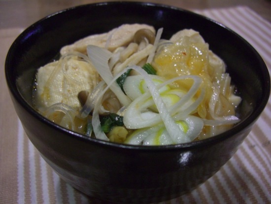 スンドゥブゥ風スープ