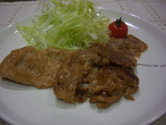 豚しょうが焼き