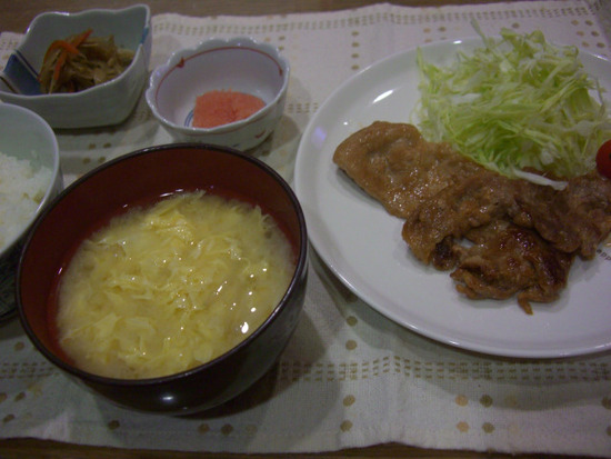 12・1・27晩ご飯